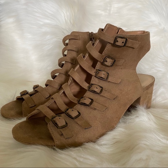 Taupe Booties - Picture 1 of 6